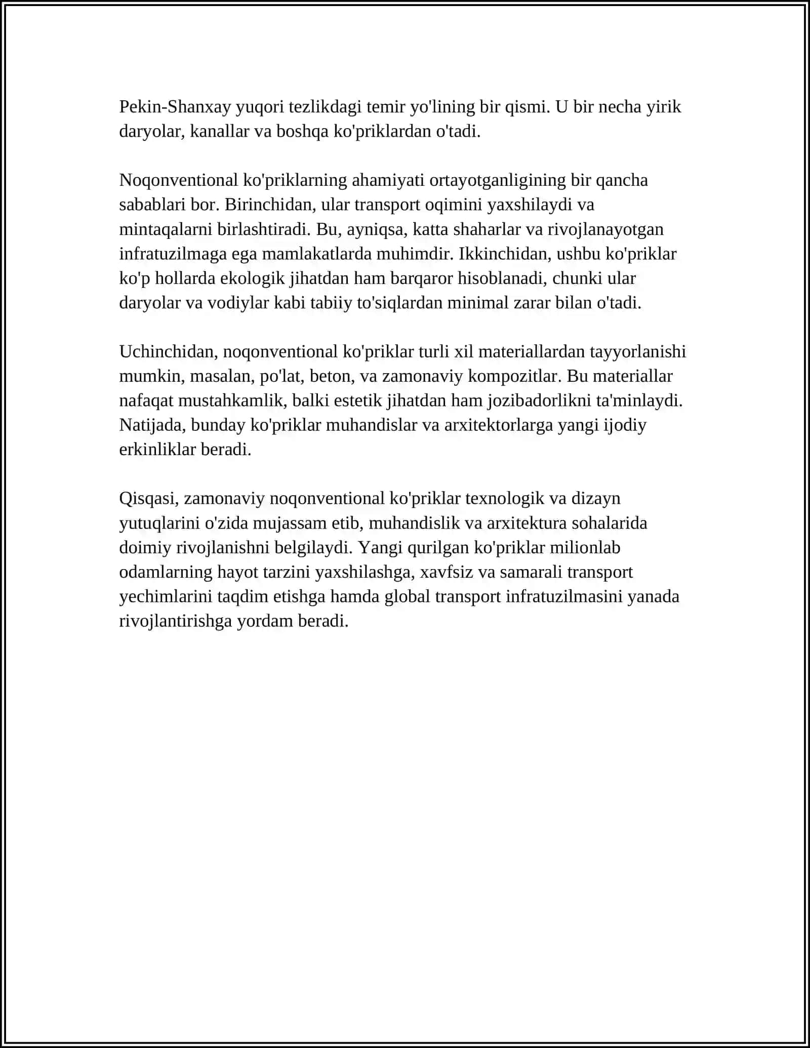 ZAMONAVIY NOYOB KOʻPRIKLAR TUZILISHI 4