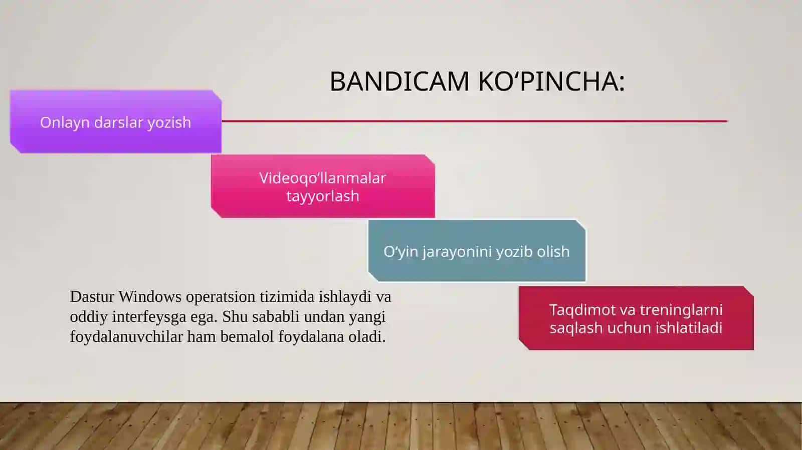 Bandicam dasturi 4