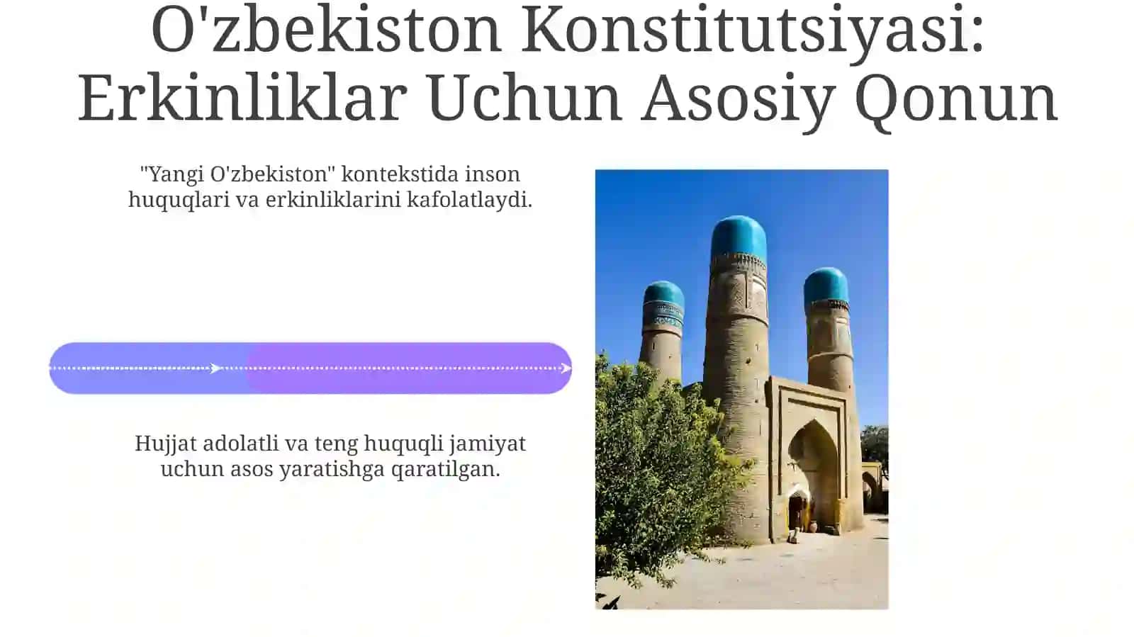 Yangi O‘zbekistonda inson huquqlari va erkinliklari kafolatining yaratilishi 4
