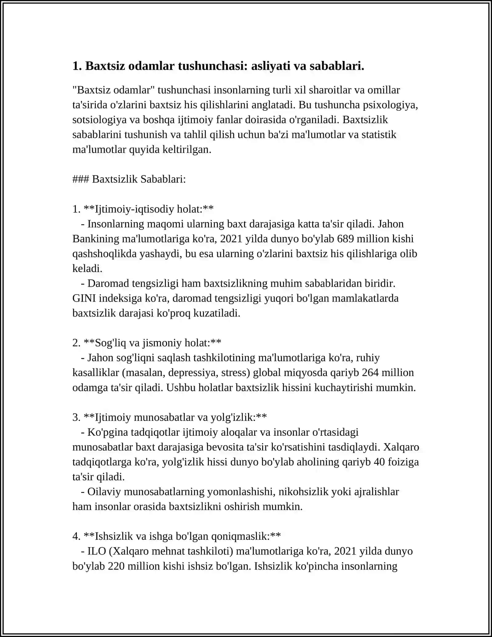 A.FITRATNING RAXBARI NAJOT RISOLASIDAGI BAXTSIZ ODAMLARNING IKKI TAYIFASI OYIDA QARASHLAR BUYICHA ESSE TAYORLASH 4