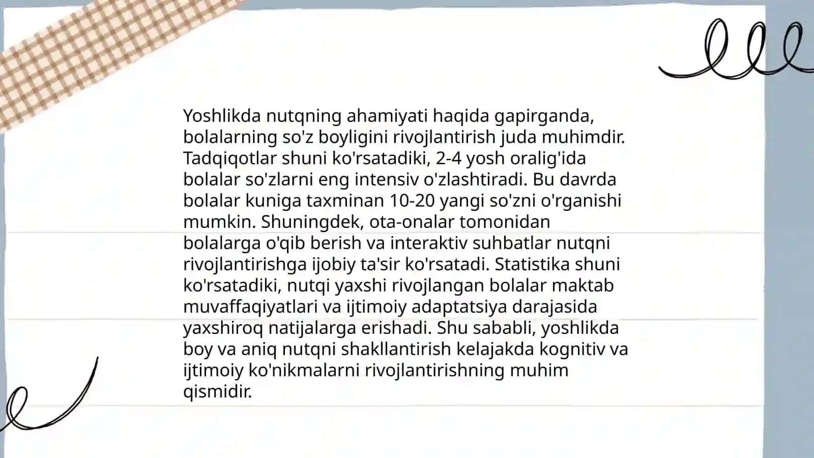 Kichik yoshda bolarlarda nutqni ostirish vazifalar metodlari va vositalari 4