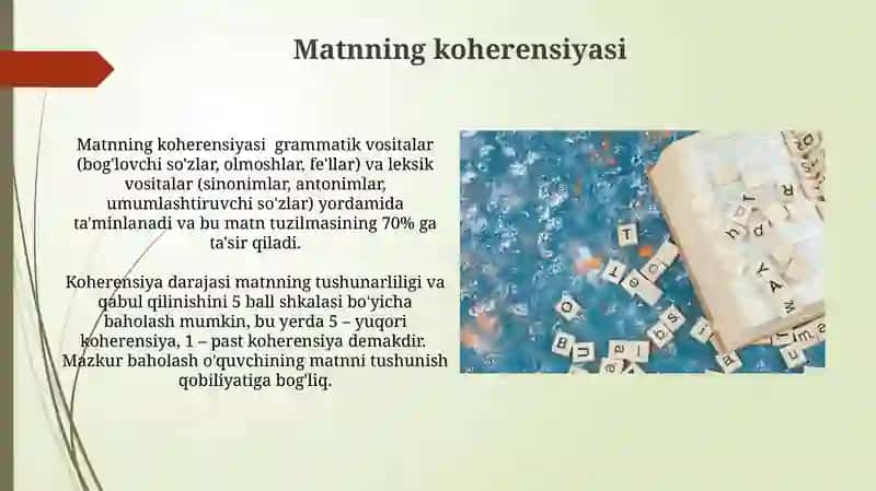 Matnning ta'rifi va tasnifi 4