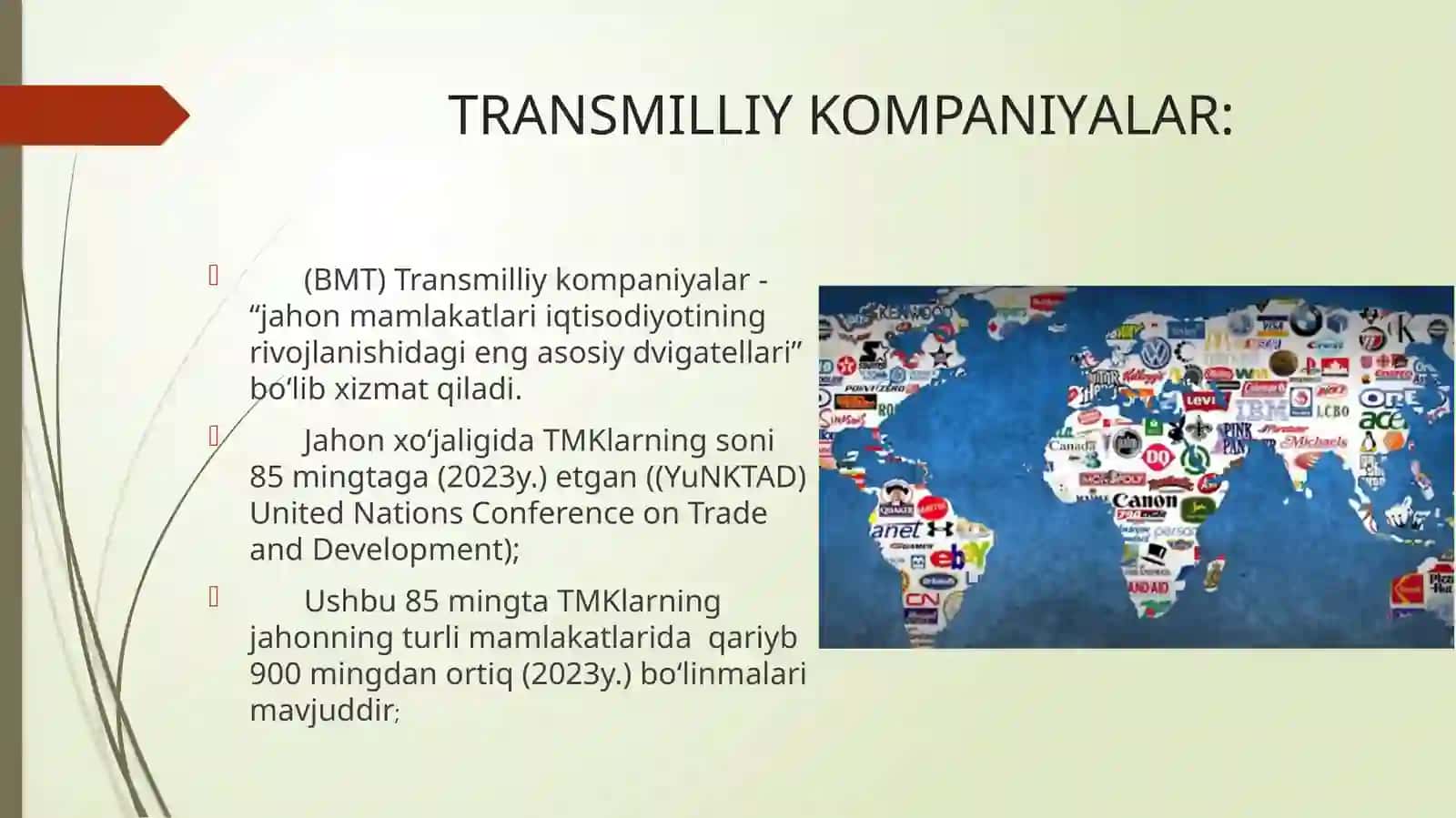 XALQARO KORPORATSIYALAR VA ULARNING JAHON IQTISODIYOTIDA TUTGAN O‘RNI 4