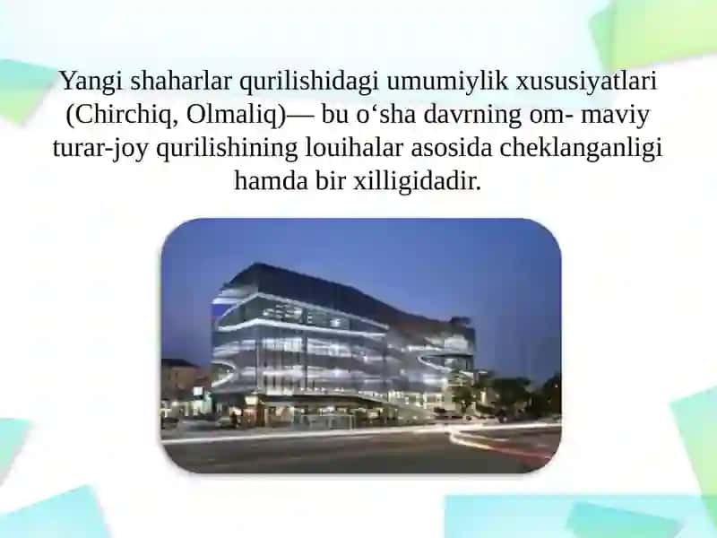 O‘zbekistonda yirik sanoat qurilishlarining kimyo sanoat imkoniyatlari 4