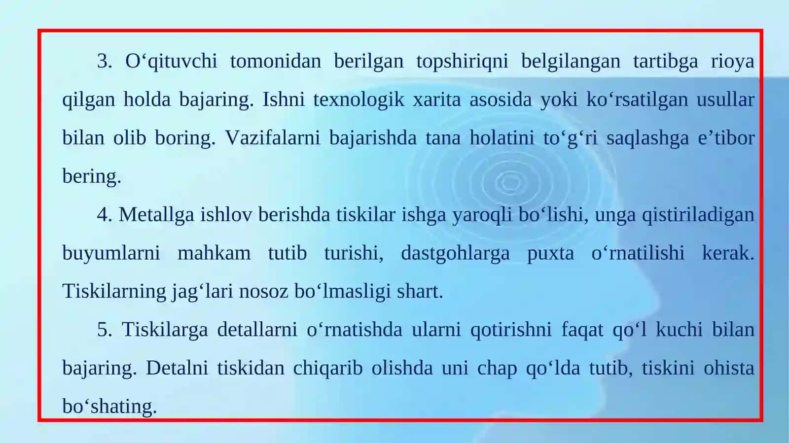 5-sinf texnologiya darsligi asosida 15-16-mavzu 4