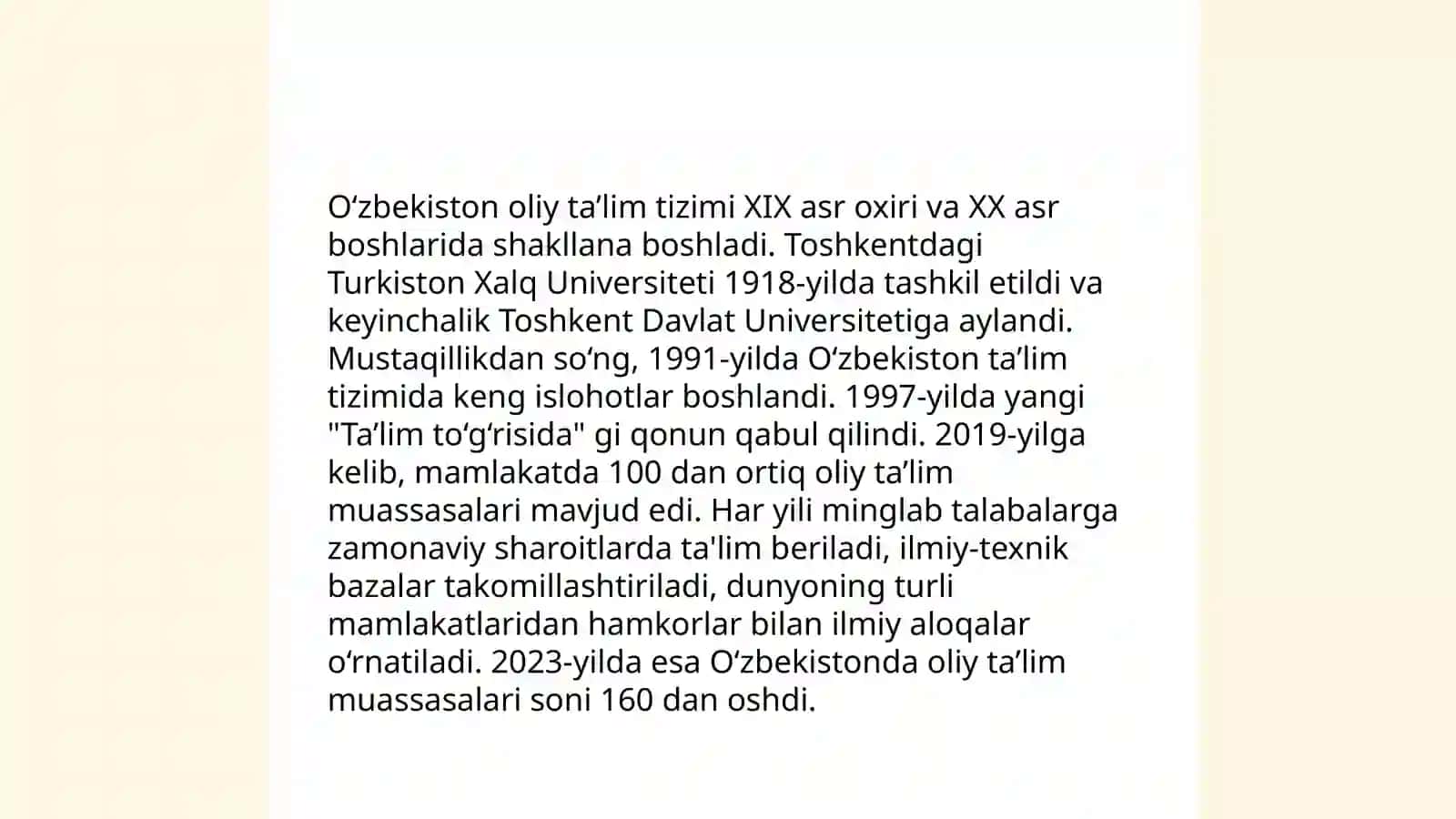Institutlar rivojlanish evollutsiyasi 4
