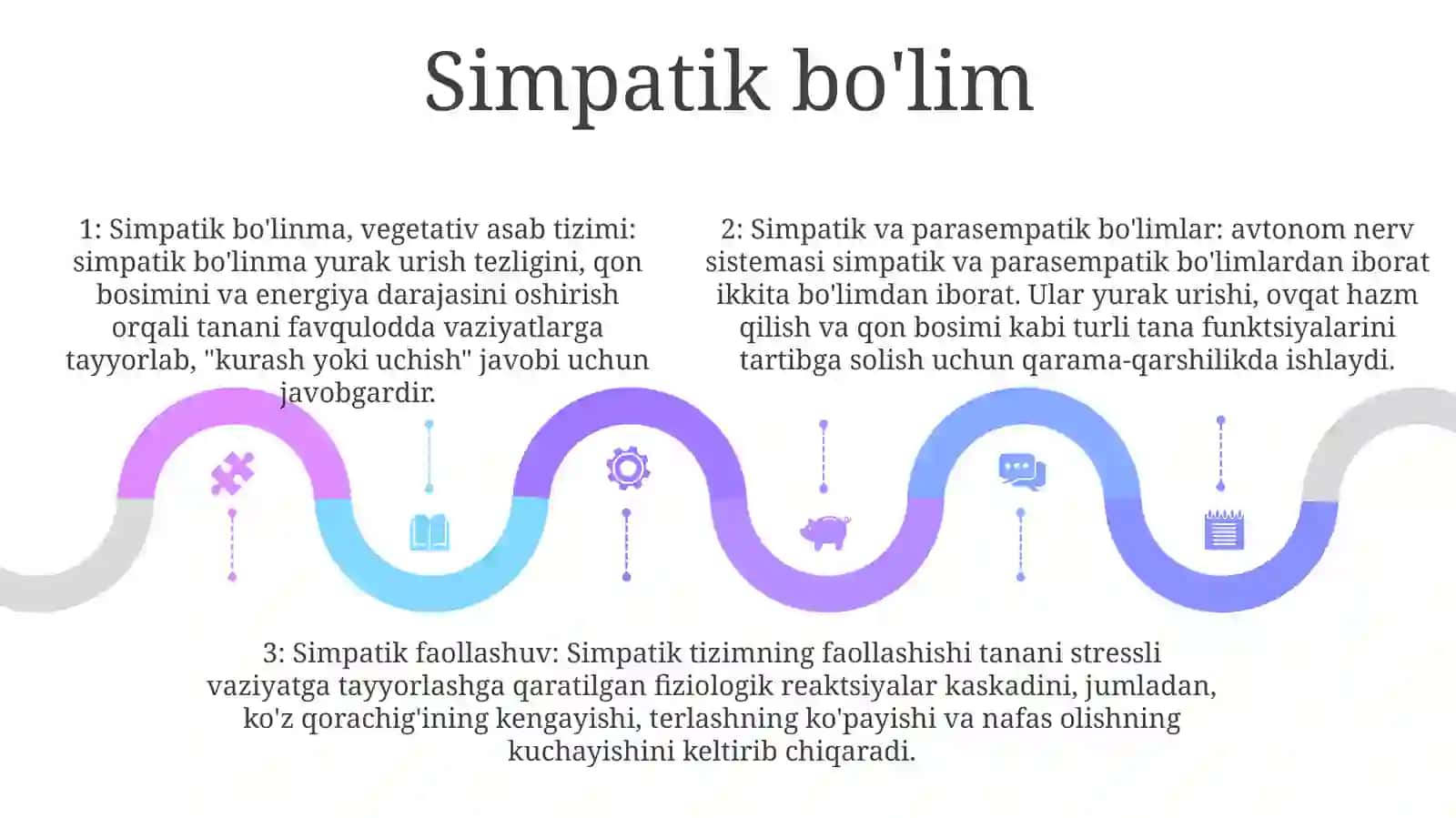 Vegetativ Nerv Sistemasi. Simpatik VaParasimpatikQismlari 4