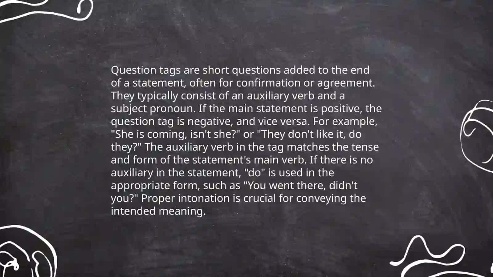 Question tags 4