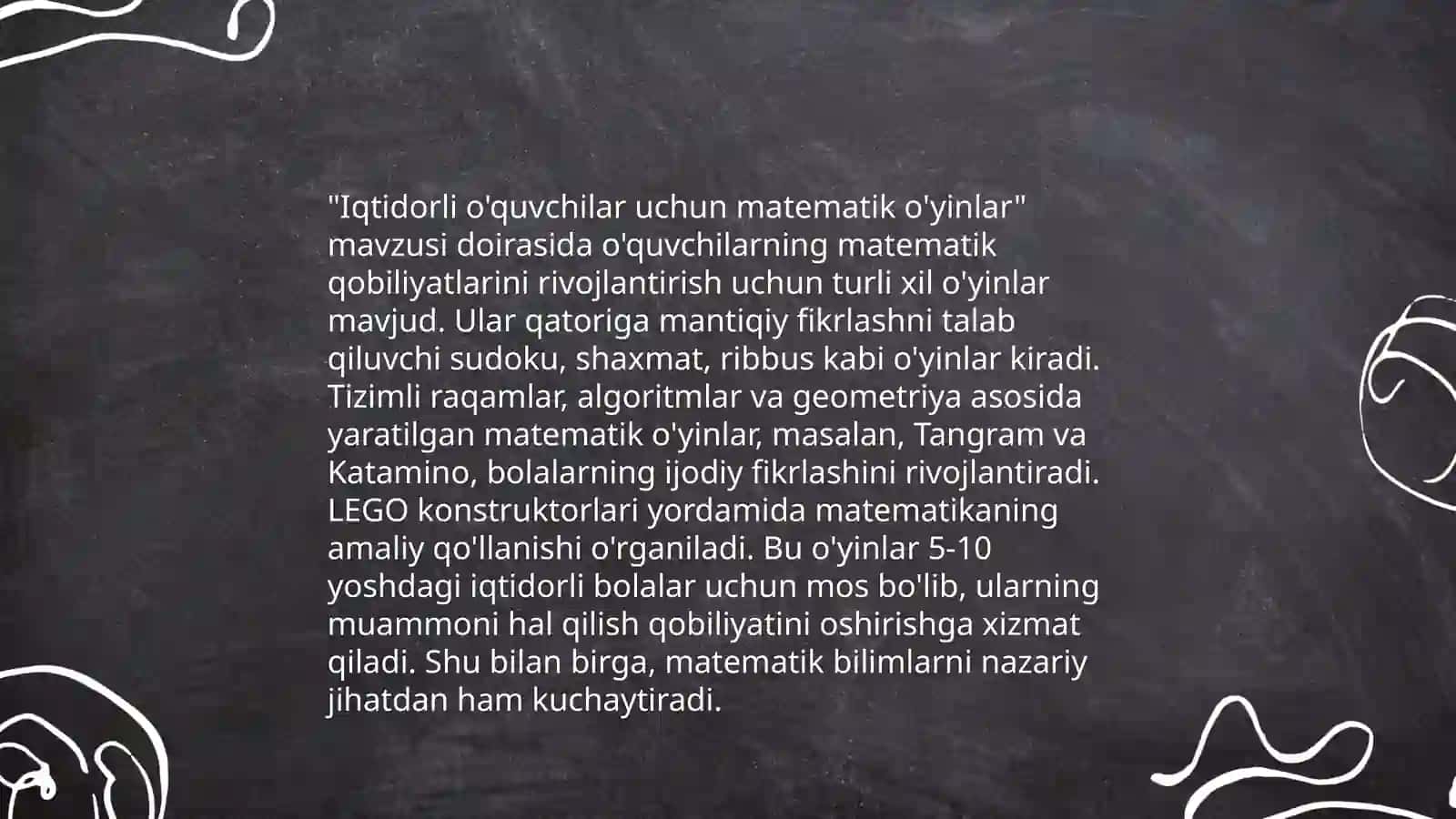 Iqtidorli o'quvchilarni aniqlash 4