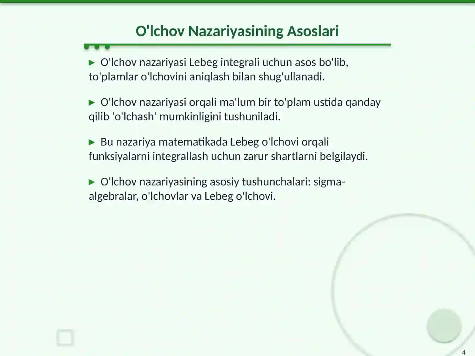Lebeg Integrali Haqida Teoremalar Isbotlari 4
