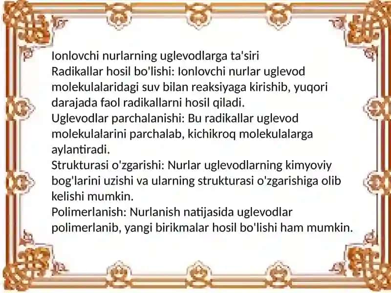 Raxmanova Charosning ionlantiruvchi nurlar biologiyasi 4