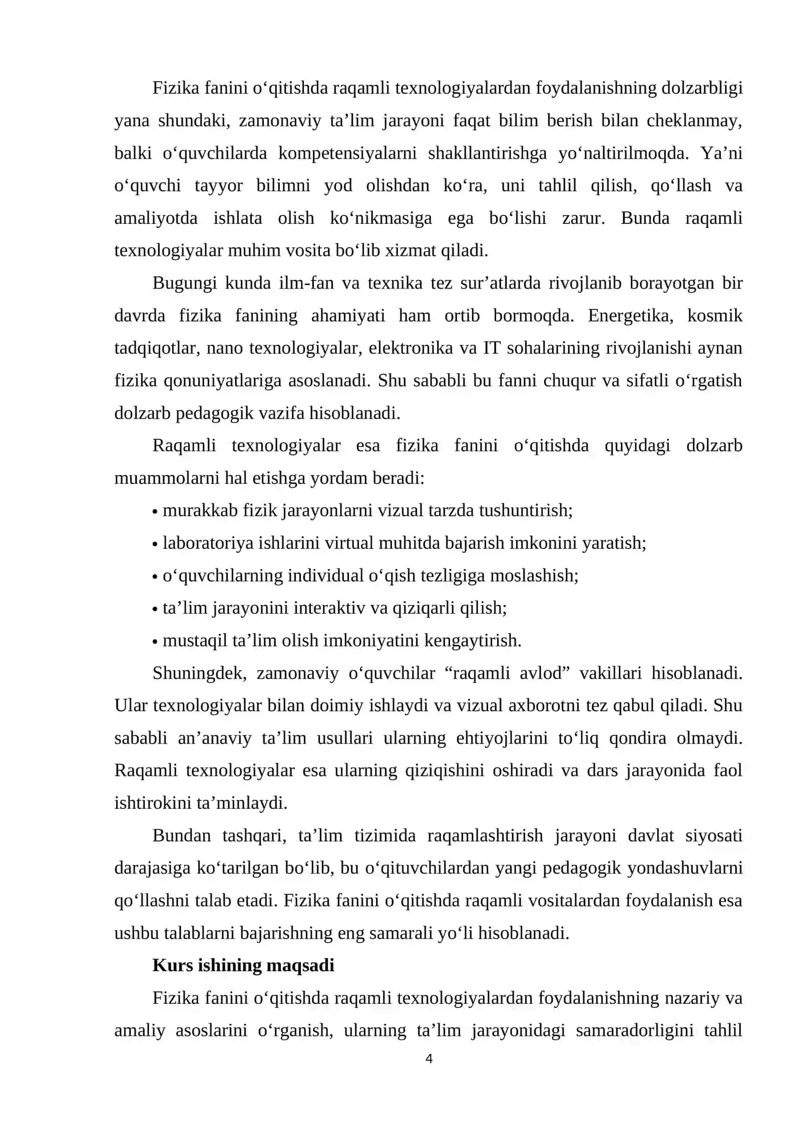 FIZIKA FANINI O‘QITISHDA RAQAMLI TEXNOLOGIYALARNI QO‘LLASH 4