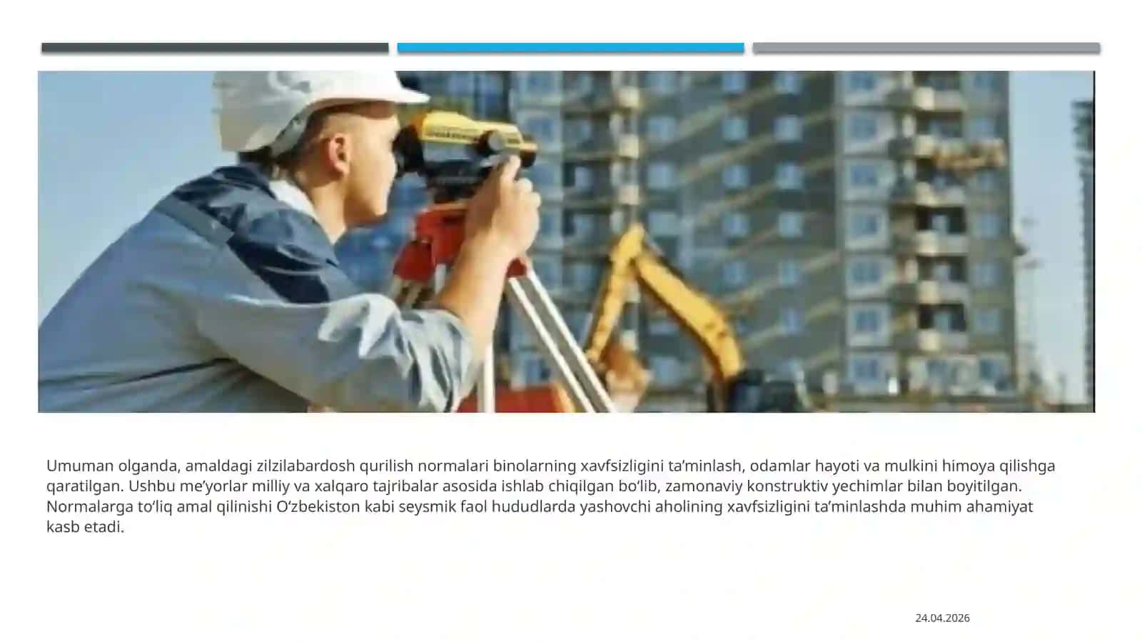 Zilzilabardosh binolarni loyihalash va qurilishning normalari va ularni takomillashtirish yoʻnalishlari 4