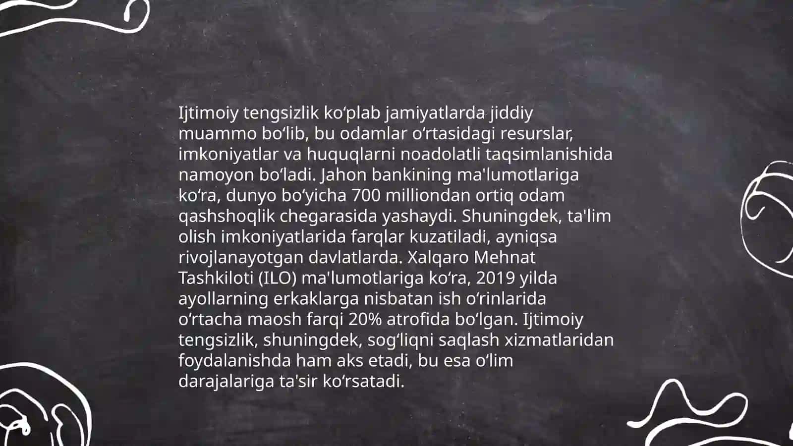 Tengsizlik va talab tarkibi 4