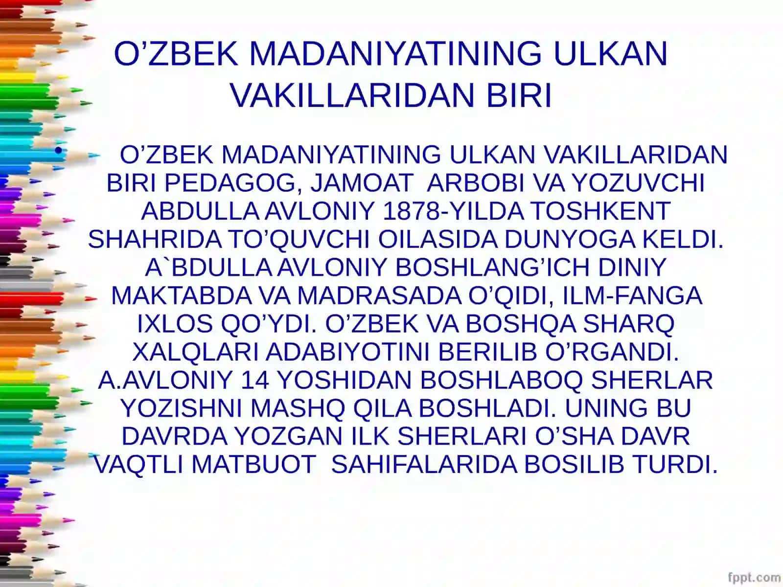 ABDULLA AVLONIY VA HAMZA HAKIMZODA NIYOZIY IJODI 4