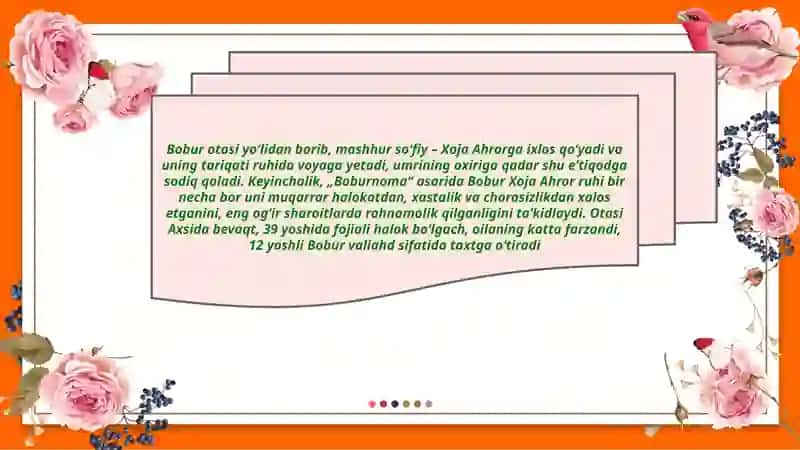 O'zbek adabiyoti fanida taqdimoti 4