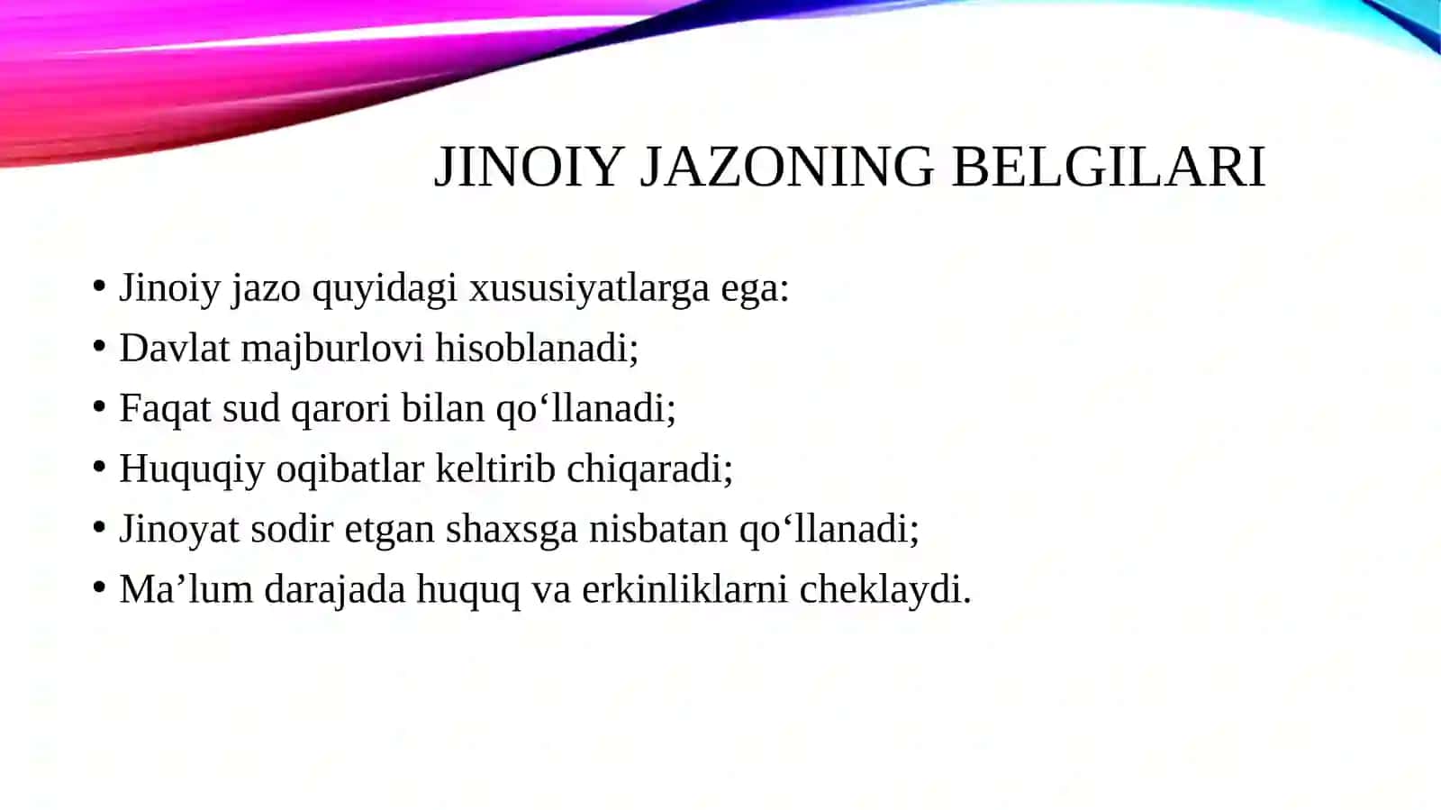JINOIY JAZO TUSHUNCHASI VA TIZIMI. 4