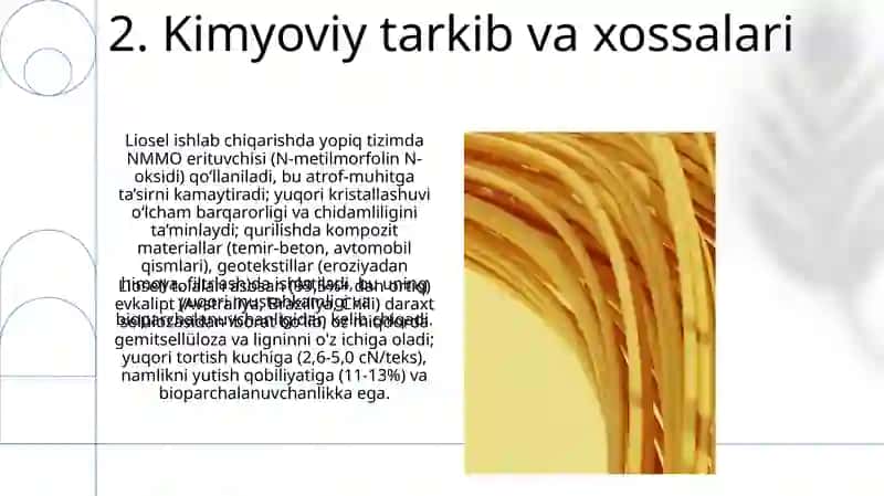 Lyocell jinslarini turlarini,tarqalish qonuniyatlari qurilishda ishlatilishi 4