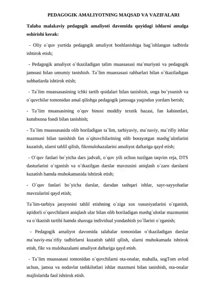 PEDAGOGIK AMALIYOTI 4