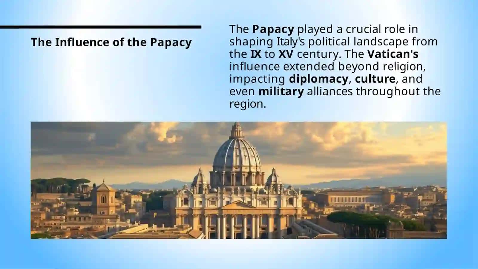 IX-XV century Italy 4