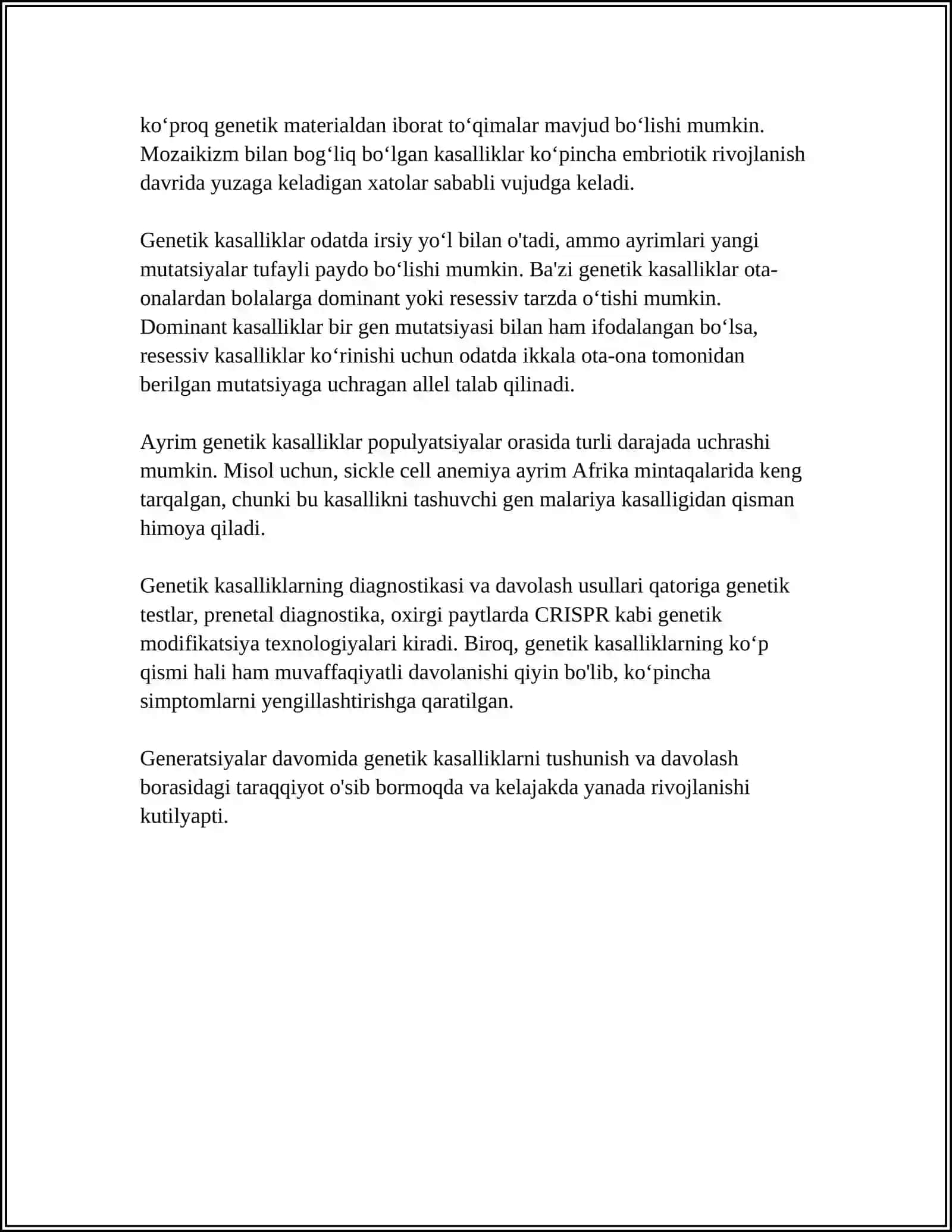 GEN KASALLIKLARI 4