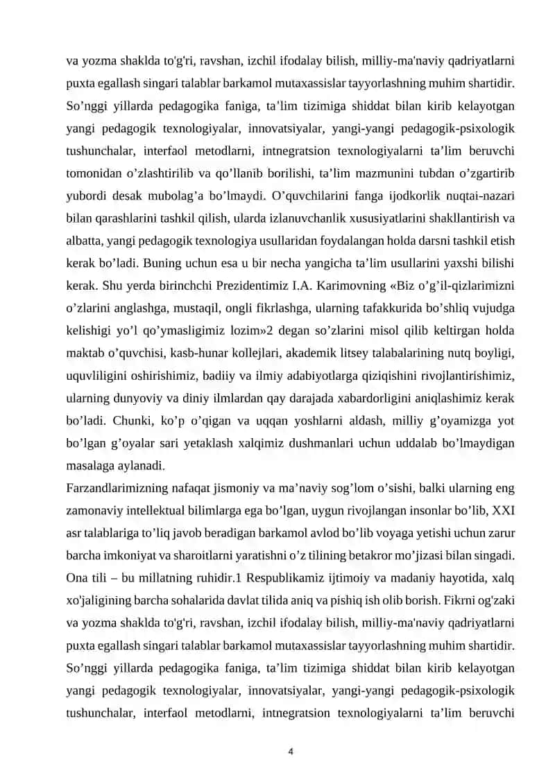 Savod o’rgatish davrida bo’g’in  ustida ishlash 4