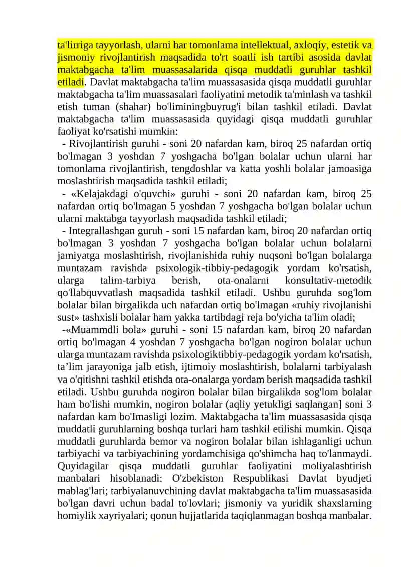 Maktabgacha ta’lim tashkiloti-maktabgacha yoshdagi bolalar uchun ijtimoiy tarbiya maskani 4