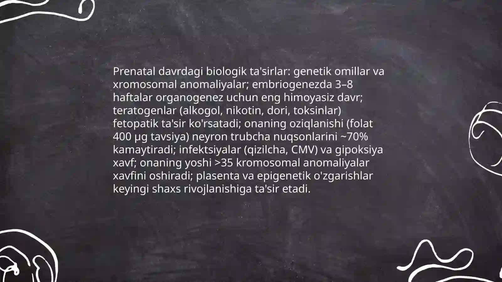 Shaxs rivojlanishining biologik va Ijtimoiy omillari 4