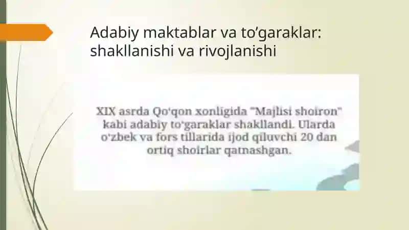 Xorazm, Qo’qon va Toshkent adabiy muhiti 4