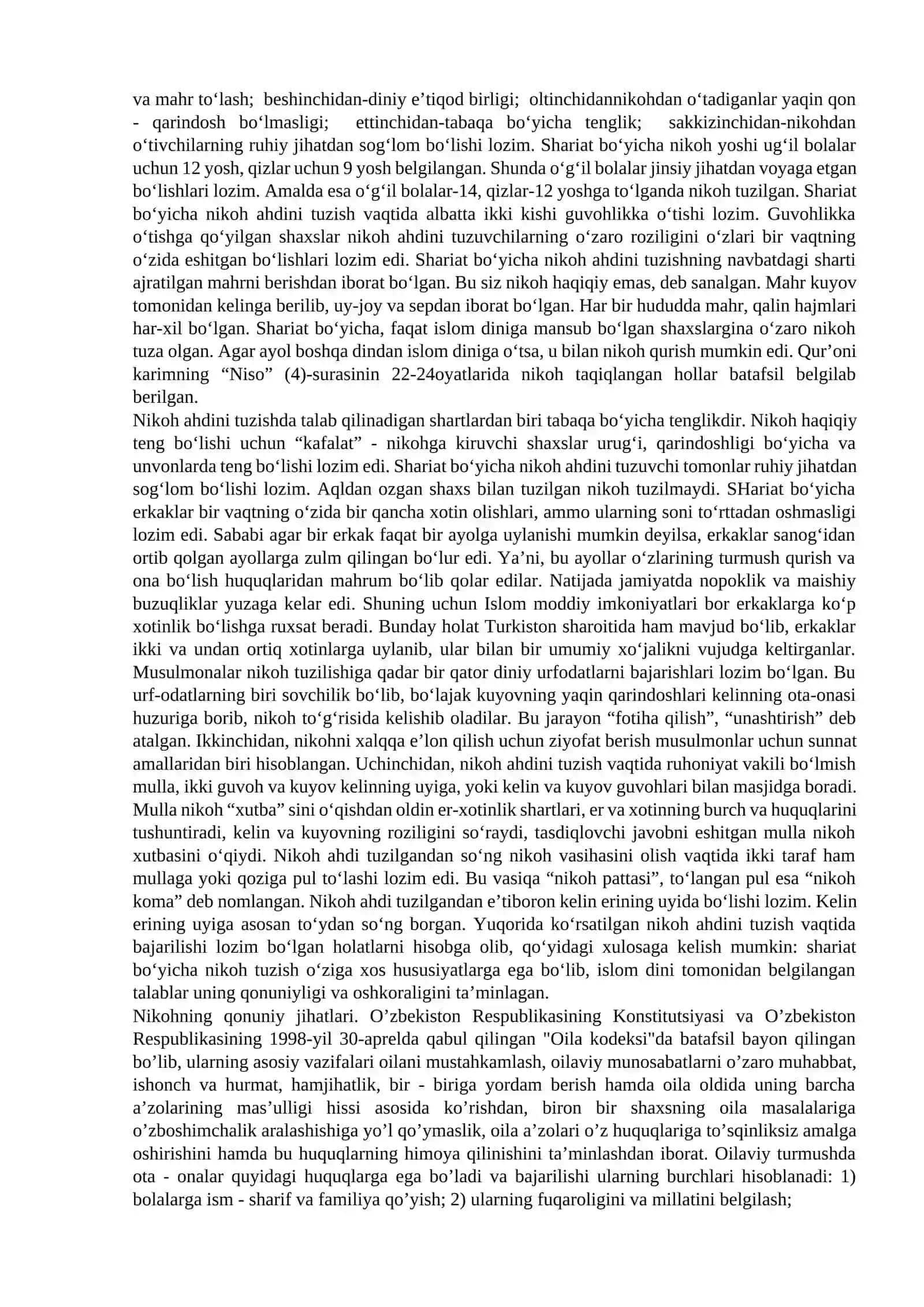 NIKOH VA OILANING AXLOQIY ASOSLARI 4