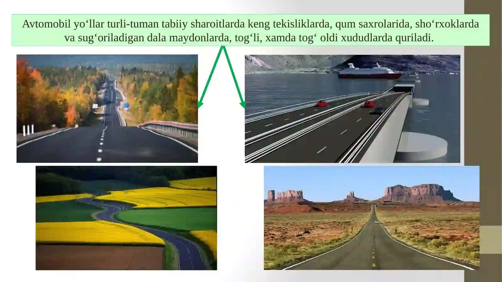 Avtomobilyo‘llaridavlatkadastrini yuritish va loyihalashda geoaxborot texnologiyalaridan foydalanish 4