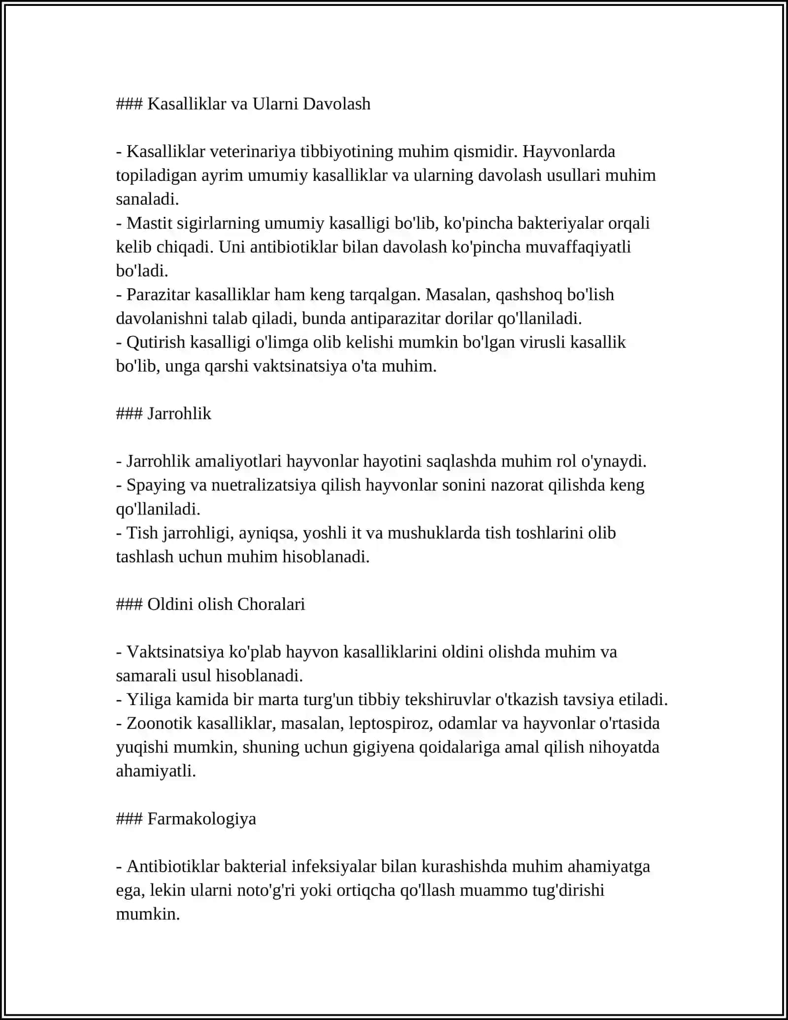SAMARQAND DAVLAT VETENARIYA MEDITSINASI CHORVACHILIK VA BIOTEXNOLOGIYALAR UNIVERSITET TOSHKENT FILALI 4