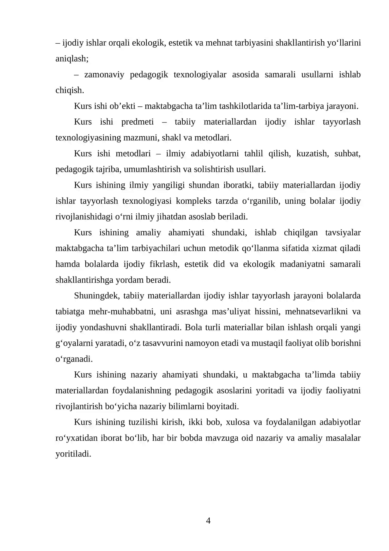 Tabiy materiallardan ijodiy ishlar tayyorlash texnalogiyasi 4