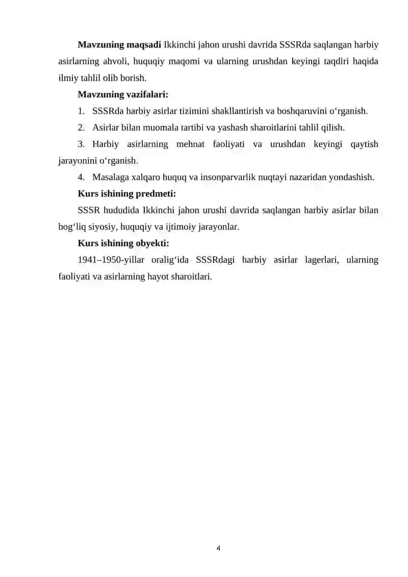 SSSR Davrida Ikinchi Jahon Urushi Harbiy Asirlari Masalasi 4