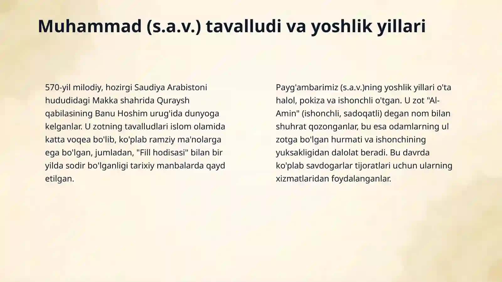 Islom dinining vujudga kelishi va tarqalishi 4