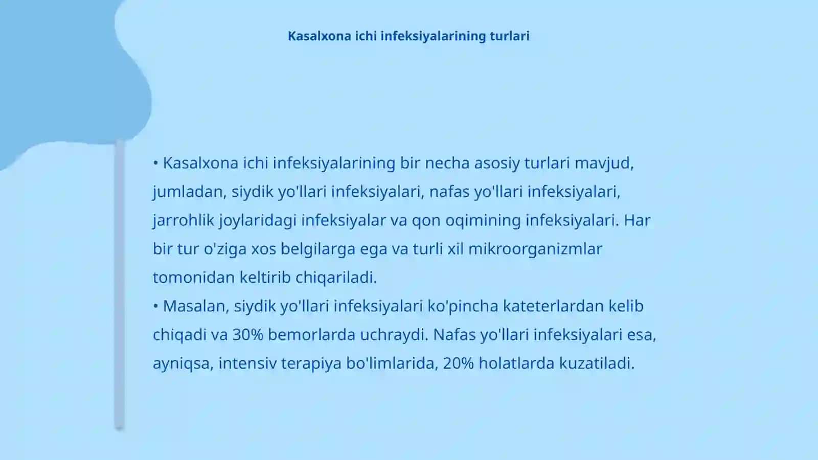 Kasalxona ichi infeksiyasi haqida tushuncha 4
