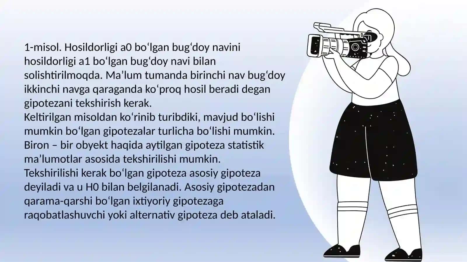 Statistik gipotezalar va ularning tasnifi 4