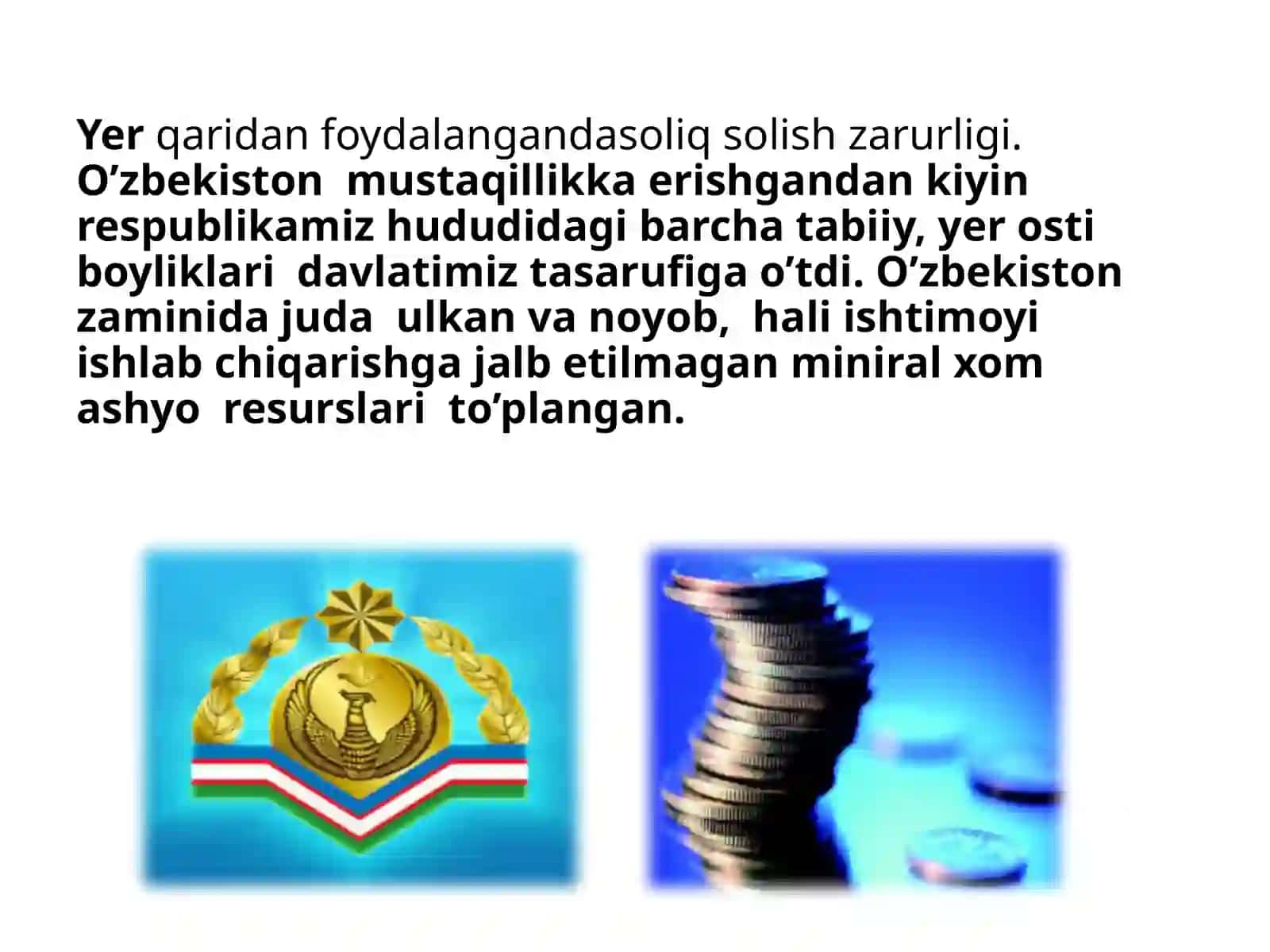 Yerqaridanfoydalanganlik uchun soliq 4