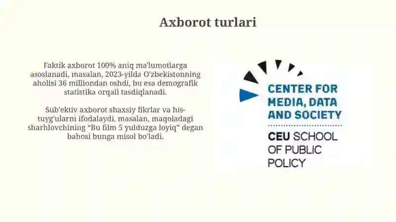 Ommaviy axborot vositalari: ta'rif, turlari va tarqatish usullari 4