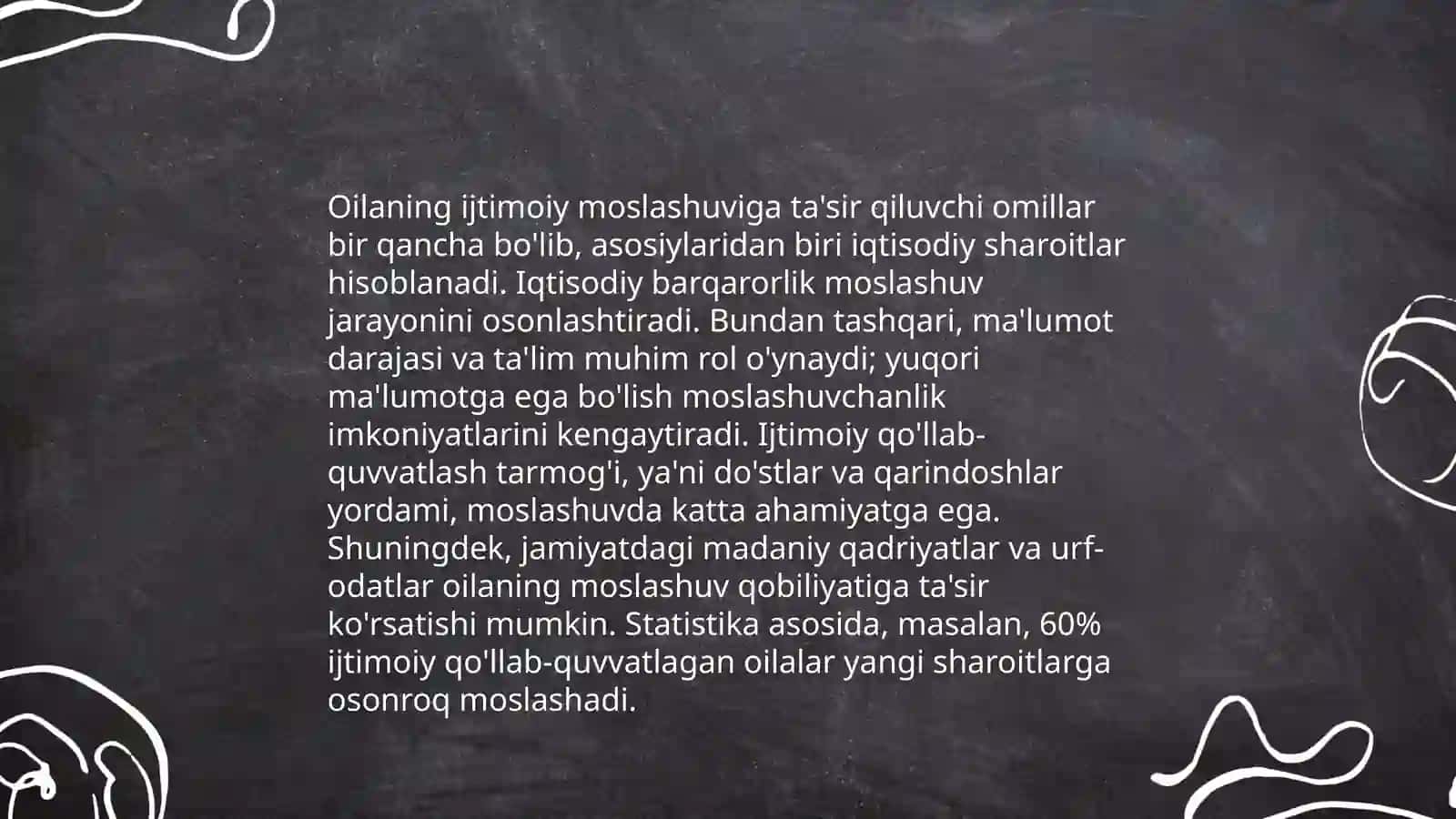 Tayanch harakat apparati funksiyalari buzilgan bolasi boʻlgan oilaning ijtimoiy moslashuvi (Sharipov Shaxina) 4