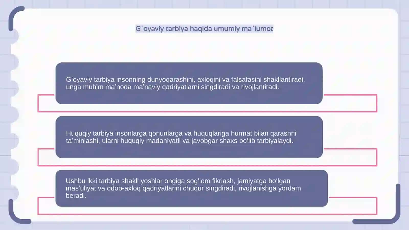 Huquqiy tarbiya va gʻoyaviy tarbiya 4