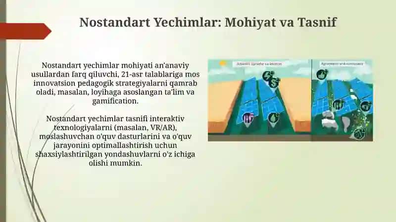 Muammolar va Standart Yechimlar Tahlili 4