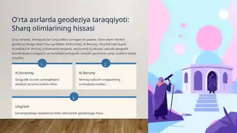 Kirish Geodeziya fani qisqacha rivojlanish tarixi va vazifalari 4
