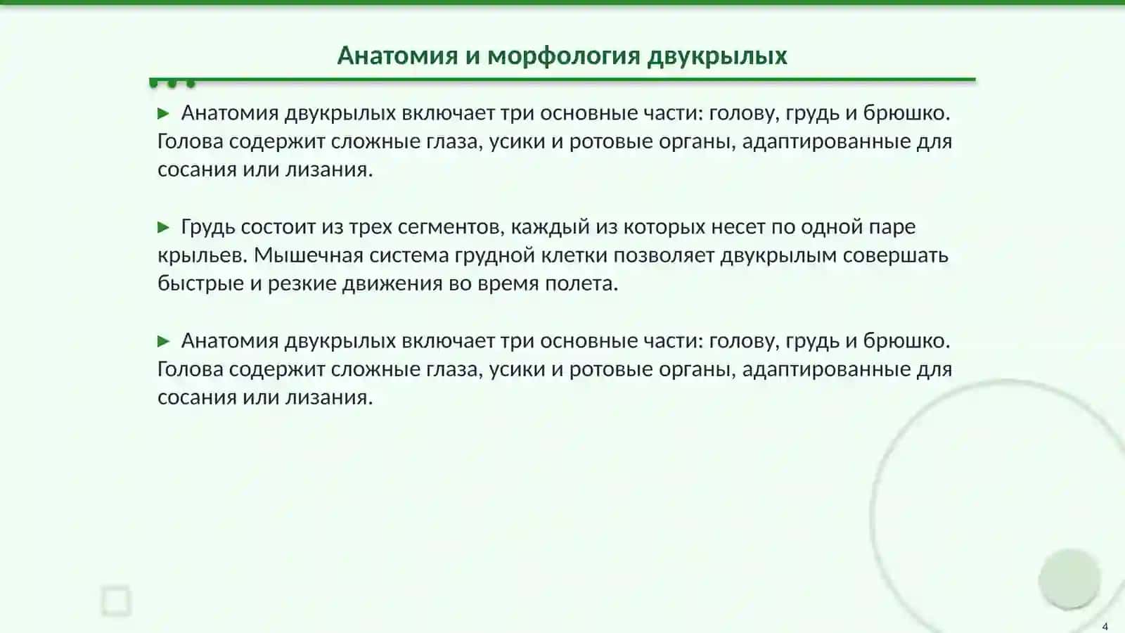 Отряд двукрылые 4