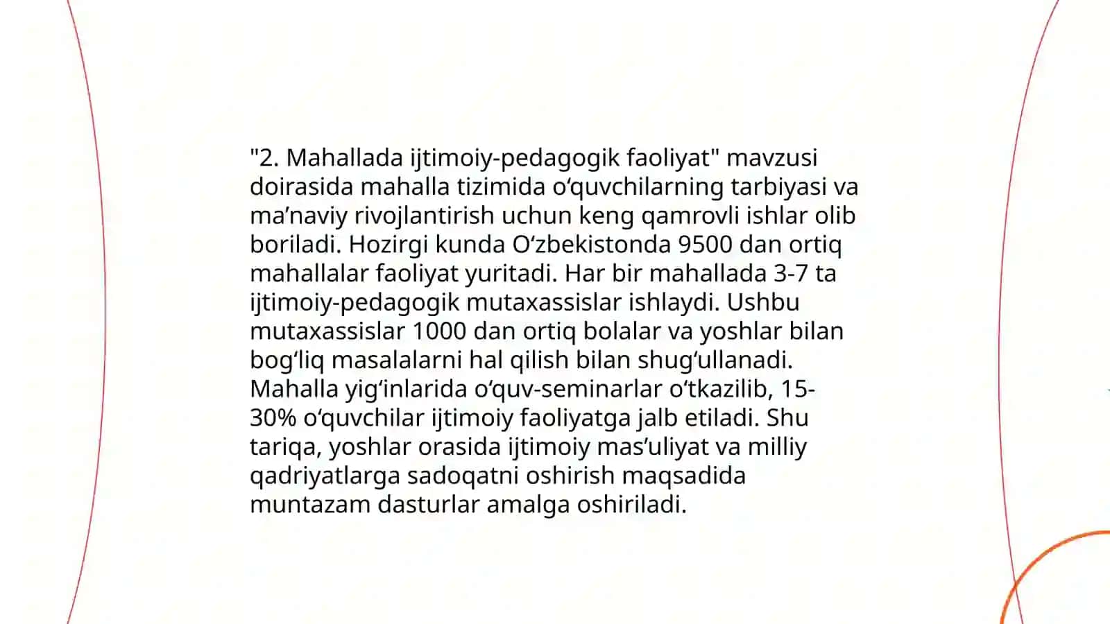 Oila mahalla va ta'lim muassasalarida olib boriladigan ijtimoiy pedagogik faoliyat 4