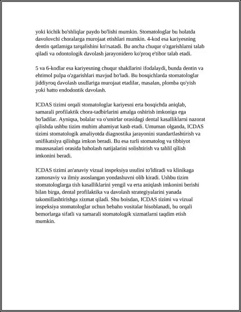 TISH QATTIQ TOQIMALARINI ASOSIY VA QOSHIMCHA TEKSHIRISH USULLARI 4