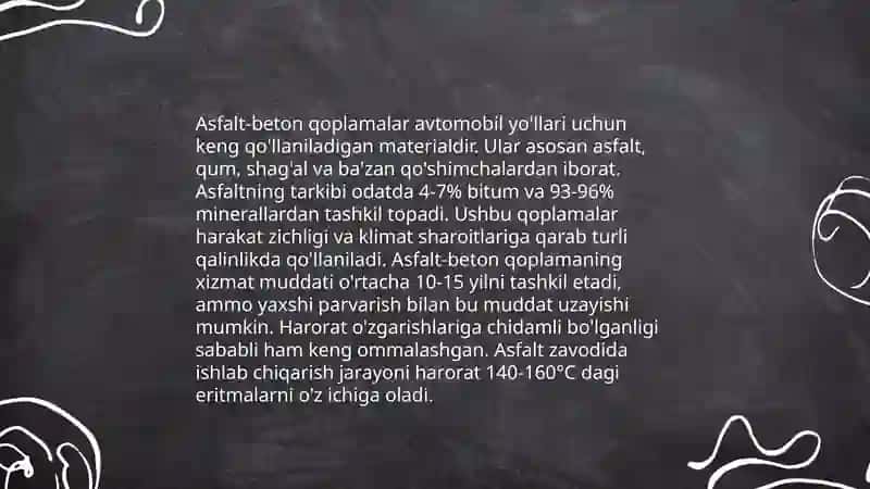 Yo‘l qoplamasi konstruksiyasi 4