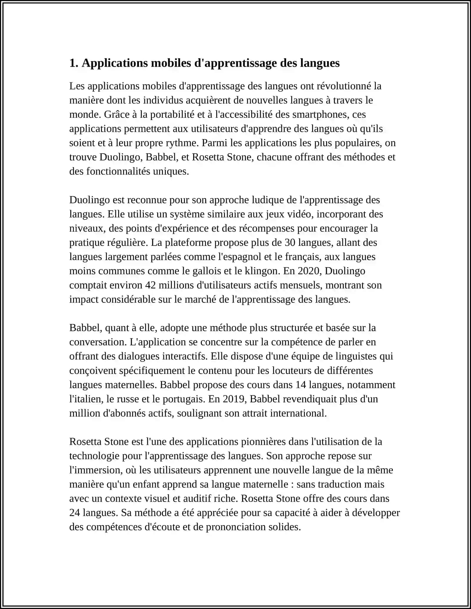 REFERAT Sujet: LES OUTILS TECHNOLOGIQUES POUR L’APPRENTISSAGE DES LANGUES 4
