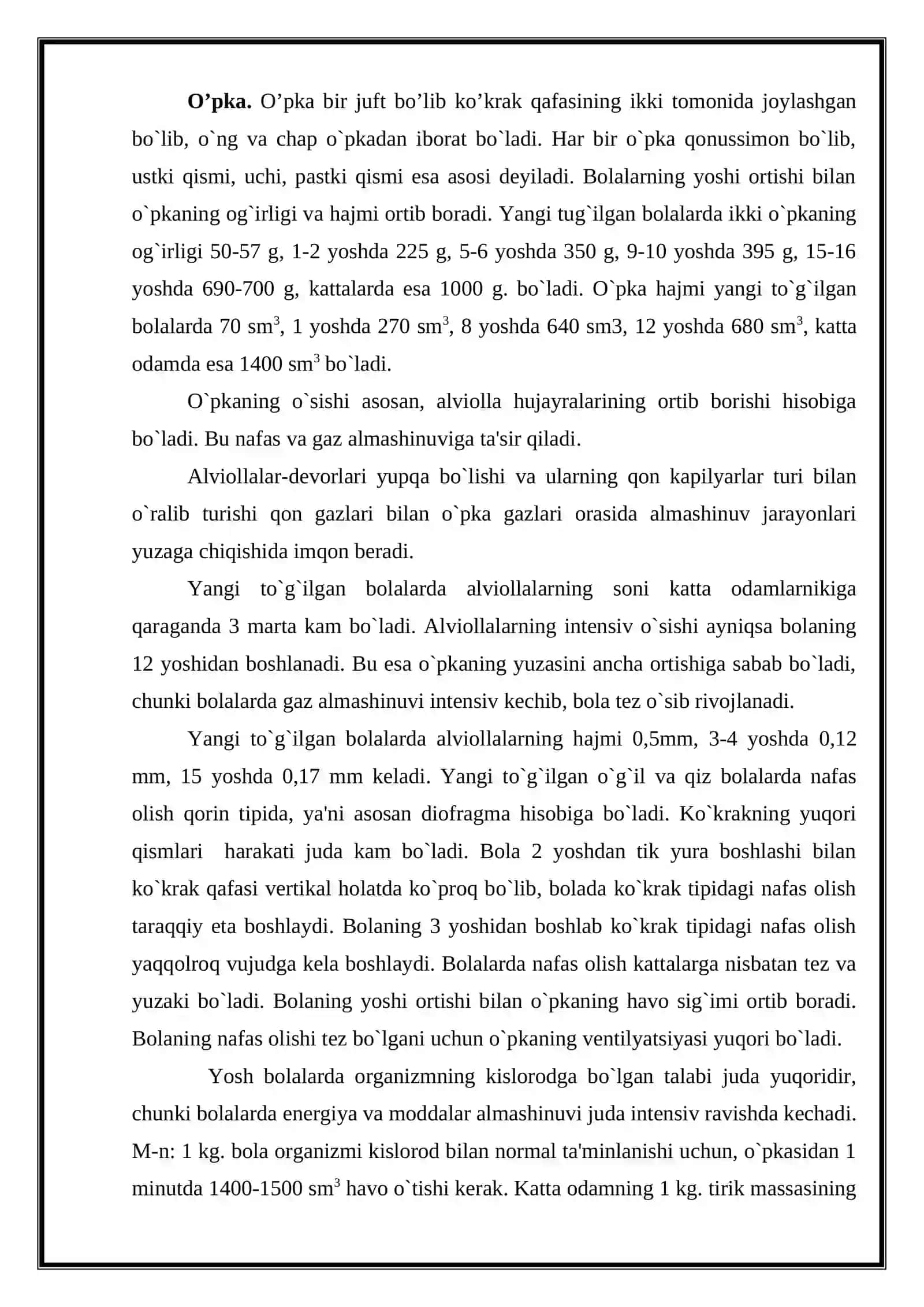 Nafas olish organlarining yoshga xos xususiyatlari 4