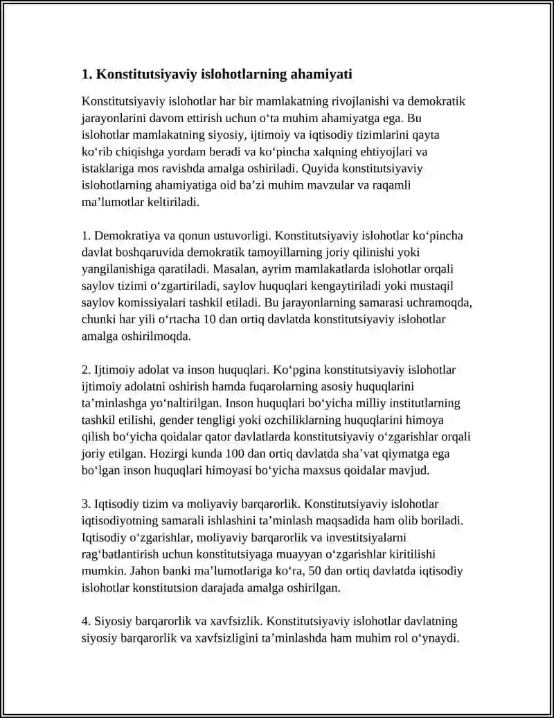 KONSTITUTSIYAVIY ISLOHOTLAR HAMDA ULARNING MAZMUN-MOHIYATI 4
